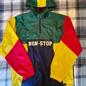 Encrypted Nonstop Mens Jacket with Hood 3X